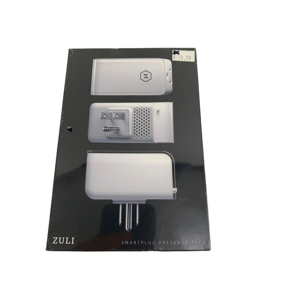 Zuli Smart Plug Smart Home Control 3 Pack Dim Energy Monitor iOS  New 7132